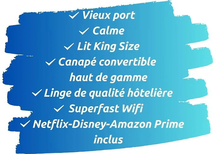 Sud Passion - Fada Vieux Port - Calme - Linge De Qualite - Lit King Size - Fibre